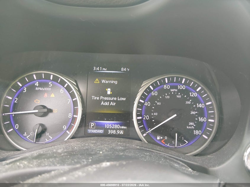 2015 INFINITI Q50 auction photo 7