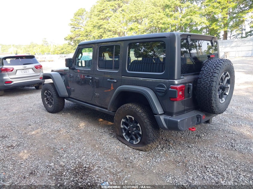 Vin: 1c4pjxfn0sw663611, lot: 46197567, jeep wrangler 4-door rubicon 4x4 20253