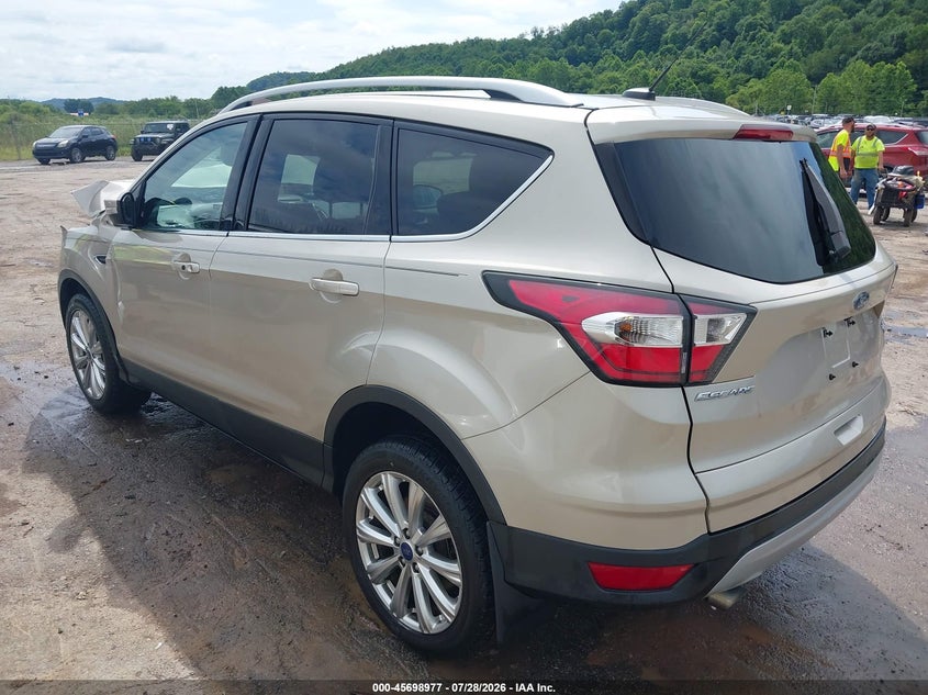 Vin: 1fmcu9j90hub13756, lot: 46197605, ford escape titanium 20173