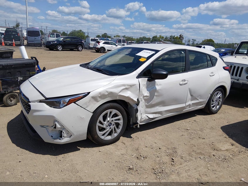 Vin: jf1guabc8s8259362, lot: 46197615, subaru impreza base 5-door 20252
