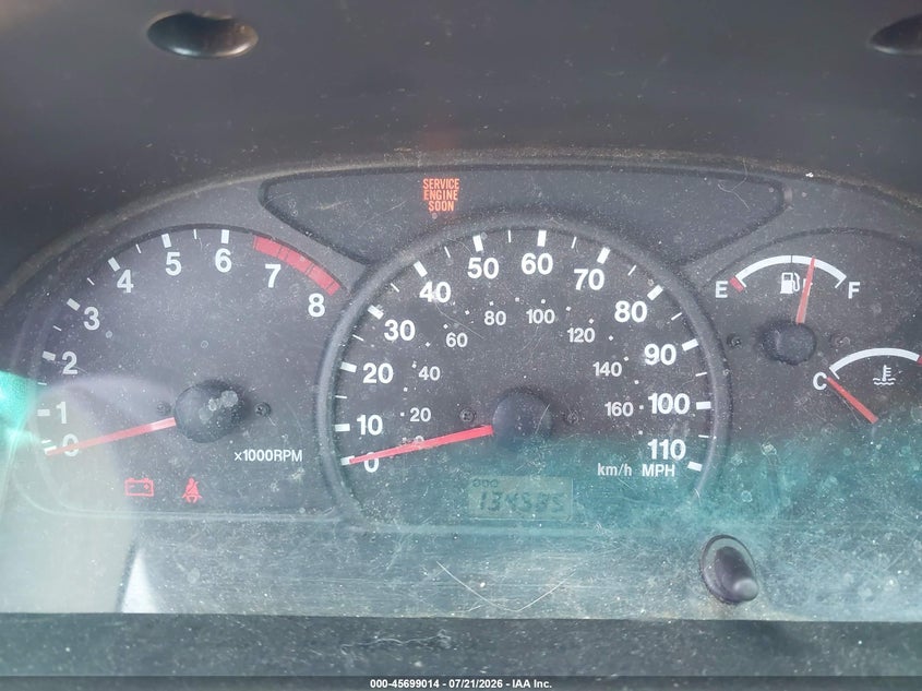 2003 Chevrolet Tracker Hard Top Base VIN: 2CNBE13C836951690 Lot: 45699014