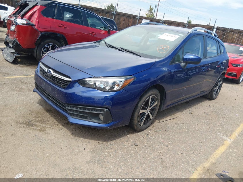 Vin: 4s3gtav63p3704453, lot: 46197668, subaru impreza premium 5-door 20232