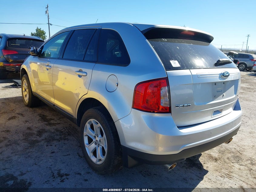Vin: 2fmdk3jcxebb18404, lot: 46197685, ford edge sel 20143
