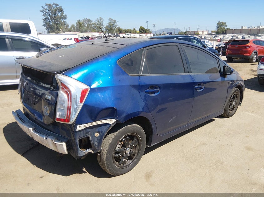 Vin: jtdkn3du1a0075686, lot: 46197699, toyota prius iii 20104