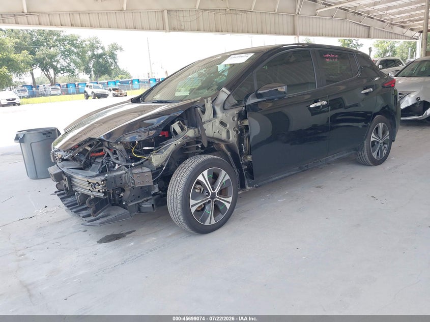 Vin: 1n4bz1cp5lc309971, lot: 46197702, nissan leaf sv plus 62 kwh 20202