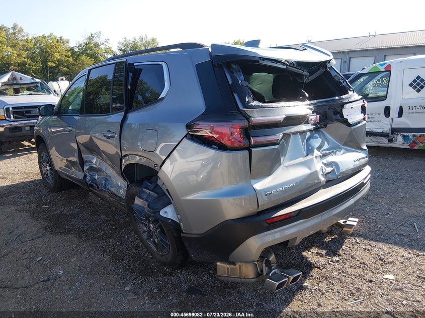Vin: 1gkenkrs9sj253875, lot: 46197710, gmc acadia fwd elevation 20253