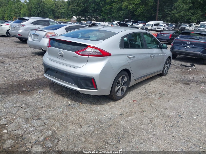 Vin: kmhc05lh5ku044711, lot: 46197722, hyundai ioniq electric limited 20194