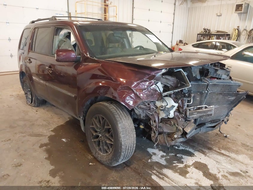 Vin: 5fnyf4h94ab504629, lot: 46197723, honda pilot touring 2010 img_1