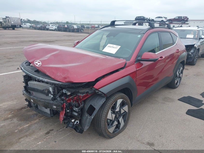 Vin: km8heca30ru165241, lot: 46197747, hyundai kona limited 20242