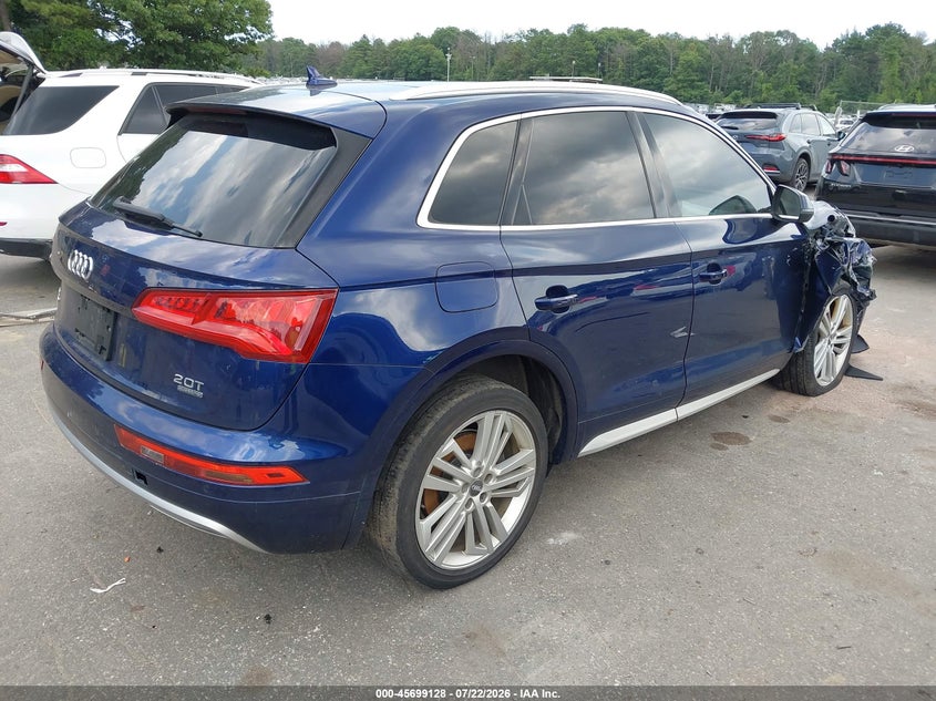 Vin: wa1bnafy4j2004906, lot: 46197755, audi q5 2.0t premium/2.0t tech premium 20184