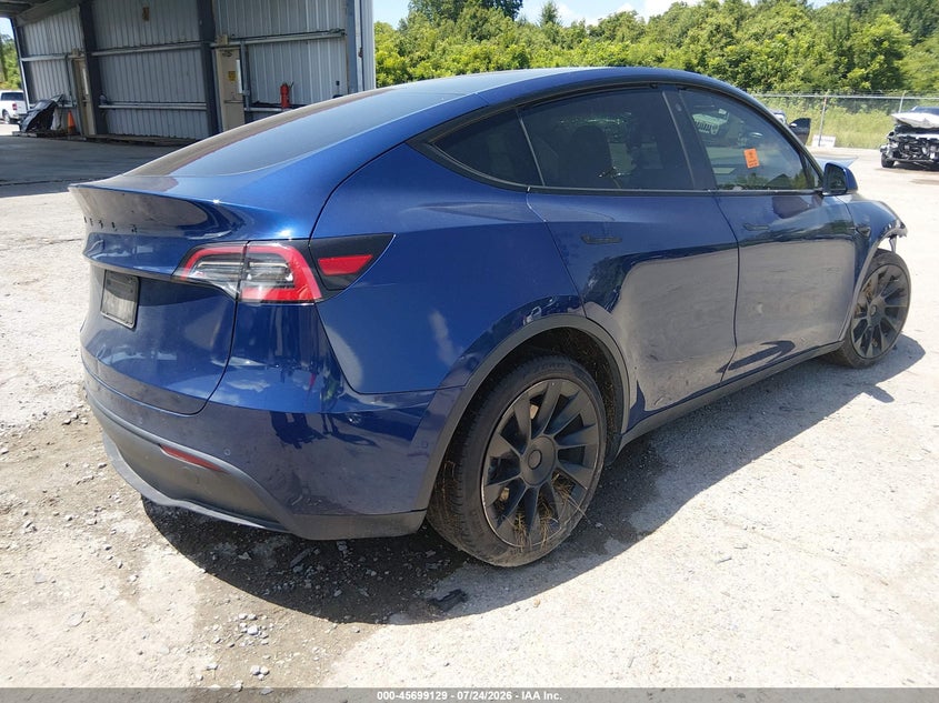 Vin: 5yjygded7mf124291, lot: 46197757, tesla model y standard range rear-wheel drive 20214