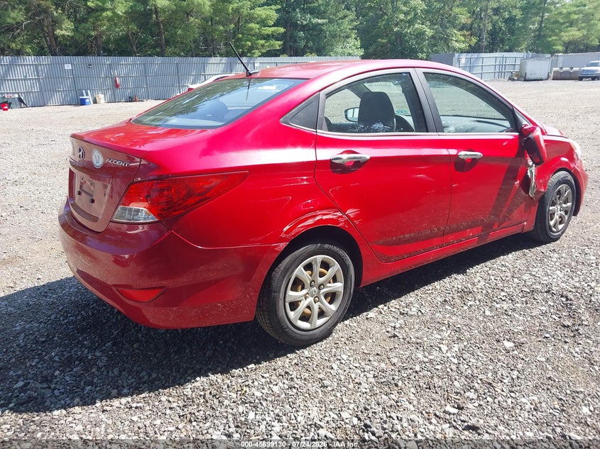 Vin: kmhct4ae8du342585, lot: 46197758, hyundai accent gls 20134