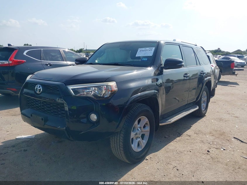 Vin: jtezu5jr0g5147594, lot: 46197777, toyota 4runner sr5 premium 20162
