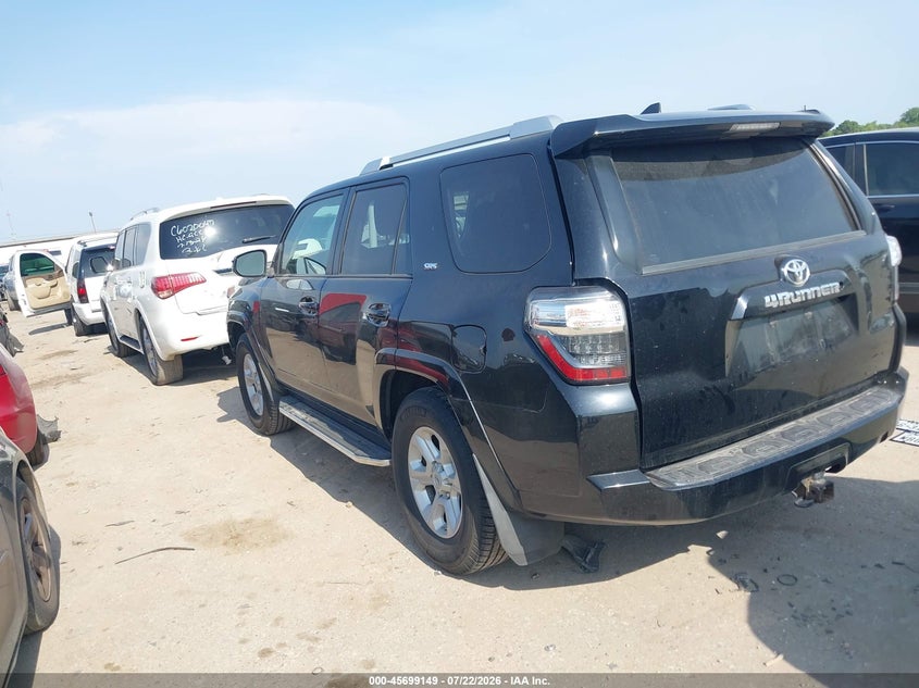 Vin: jtezu5jr0g5147594, lot: 46197777, toyota 4runner sr5 premium 20163