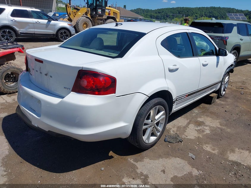 Vin: 1c3cdzcb0dn746240, lot: 46197793, dodge avenger sxt 20134