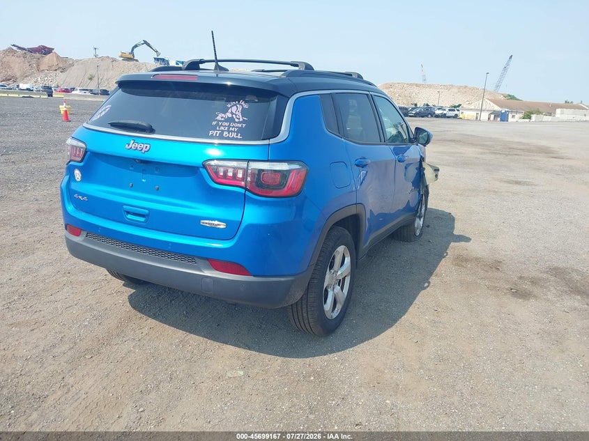 Vin: 3c4njdbb4kt838224, lot: 46197795, jeep compass latitude 4x4 20194