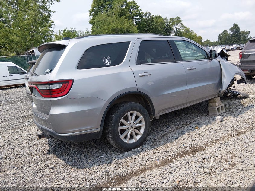 Vin: 1c4rdjag3mc572150, lot: 46197814, dodge durango sxt plus awd 20214