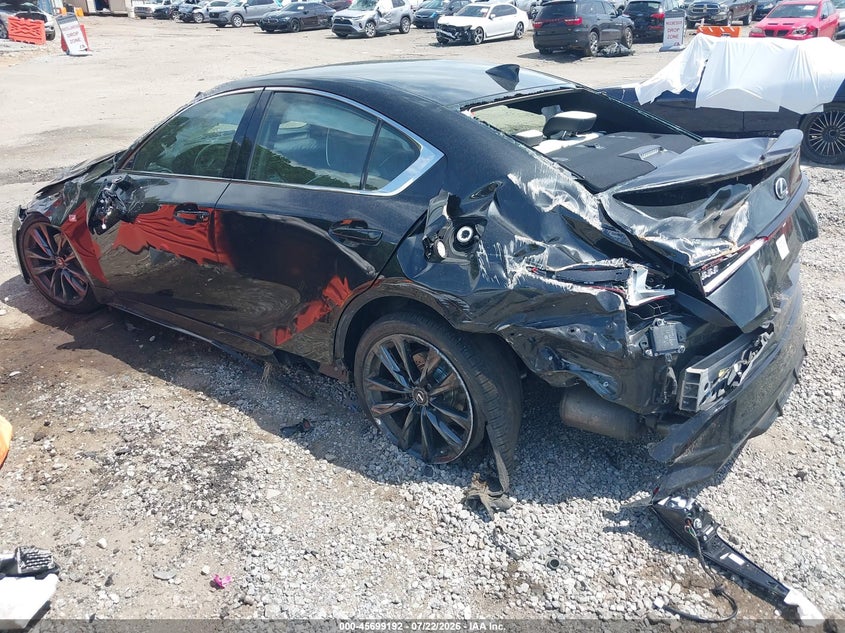 Vin: jthgz1b20n5054075, lot: 46197820, lexus is 350 f sport 20223