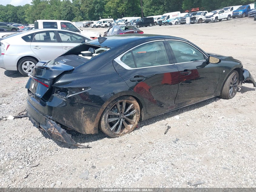 Vin: jthgz1b20n5054075, lot: 46197820, lexus is 350 f sport 20224