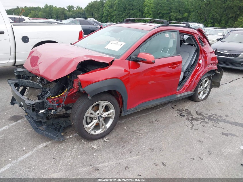 Vin: km8k62ab7nu857642, lot: 46197830, hyundai kona sel 20222