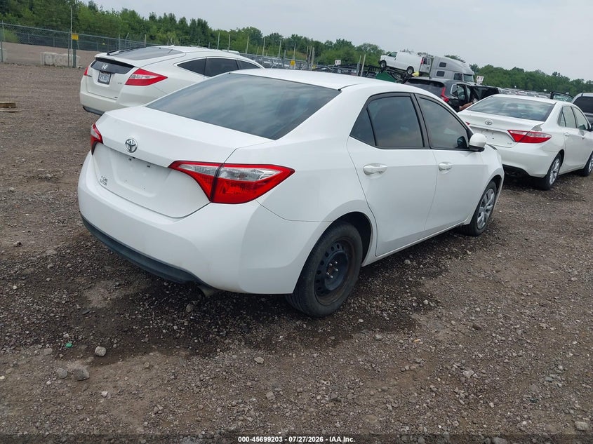 Vin: 2t1burhe3ec088654, lot: 46197831, toyota corolla le 20144