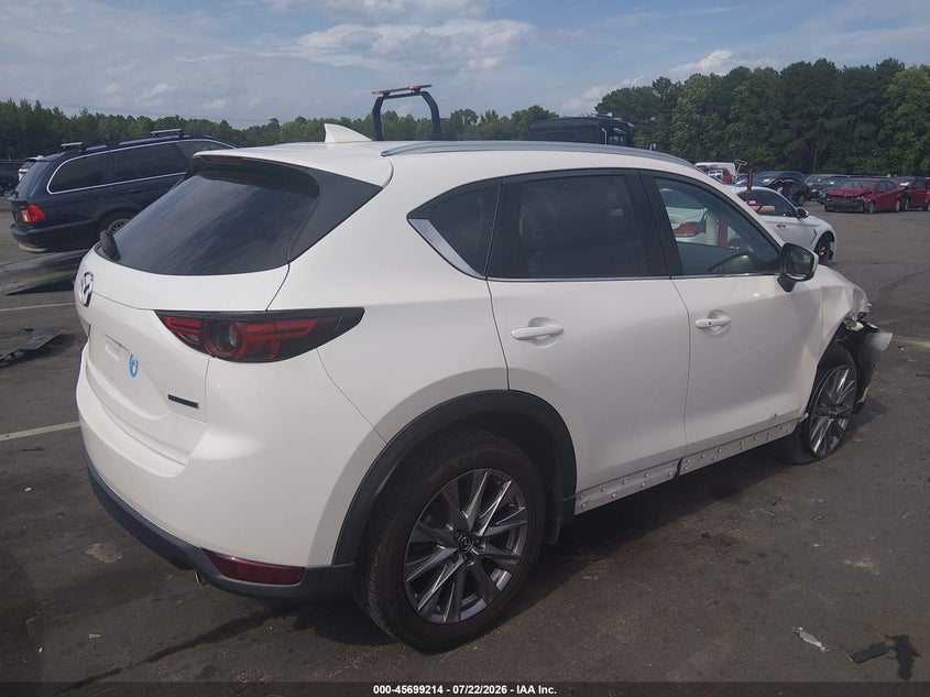 Vin: jm3kfbdmxm1308297, lot: 46197842, mazda cx-5 grand touring 20214