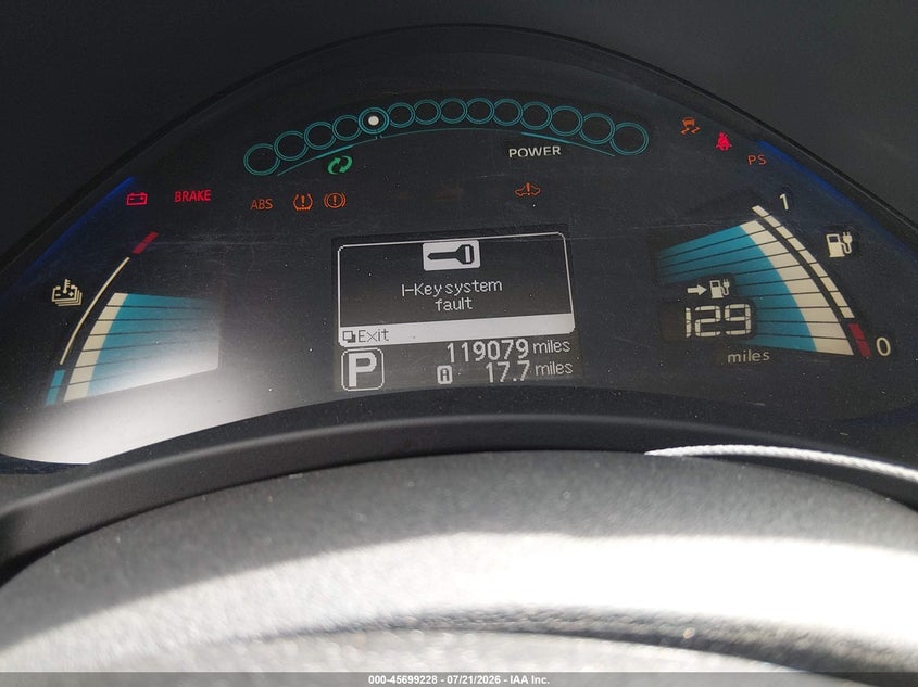 2017 Nissan Leaf S VIN: 1N4BZ0CP0HC306252 Lot: 45699228