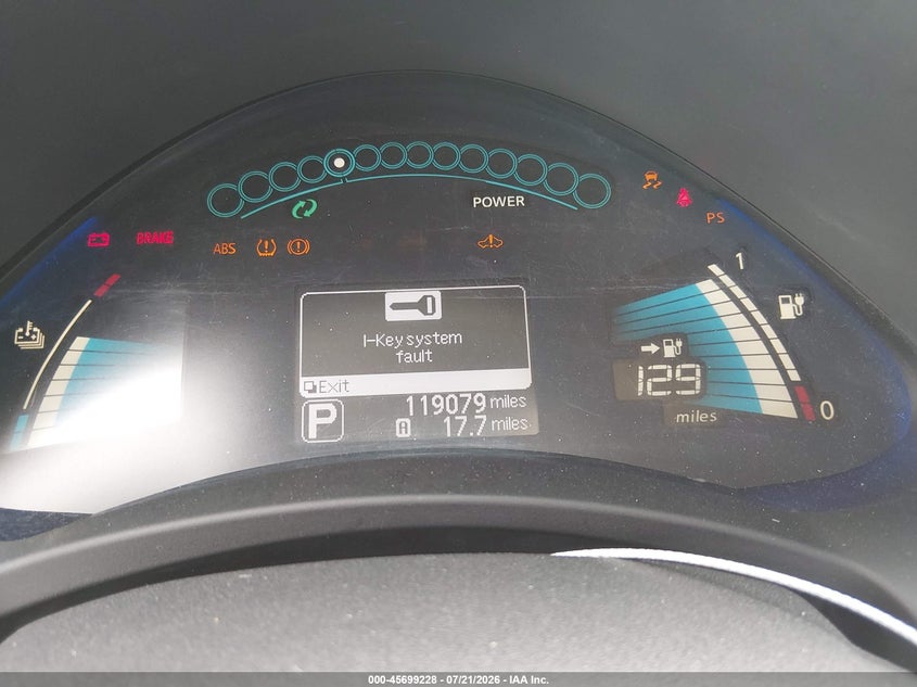 2017 Nissan Leaf S VIN: 1N4BZ0CP0HC306252 Lot: 45699228