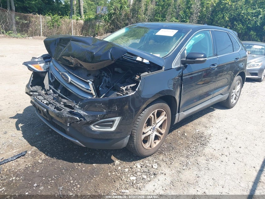 Vin: 2fmpk4k90gbb22440, lot: 46197864, ford edge titanium 20162