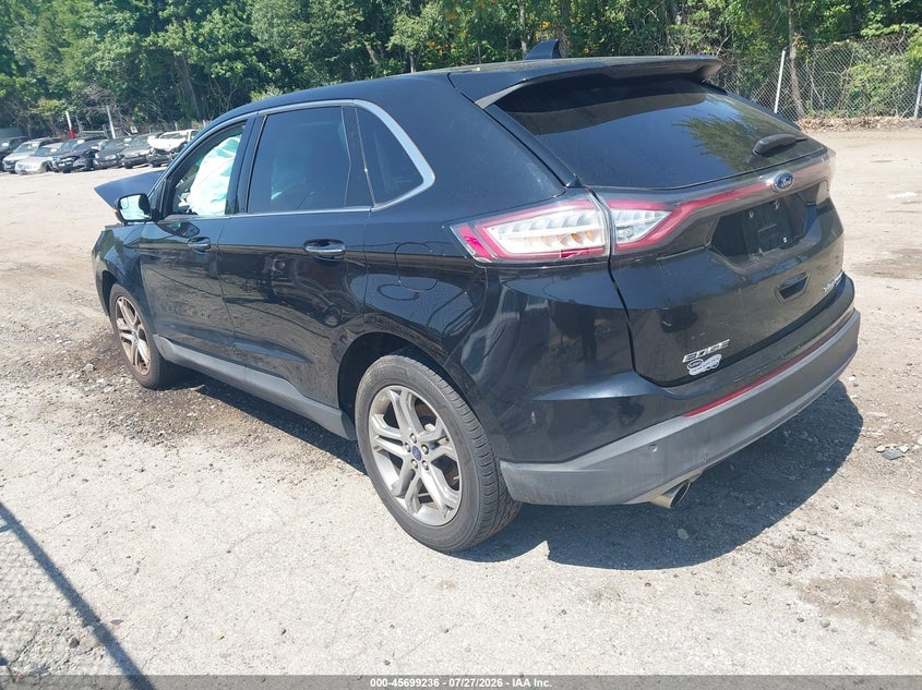 Vin: 2fmpk4k90gbb22440, lot: 46197864, ford edge titanium 20163