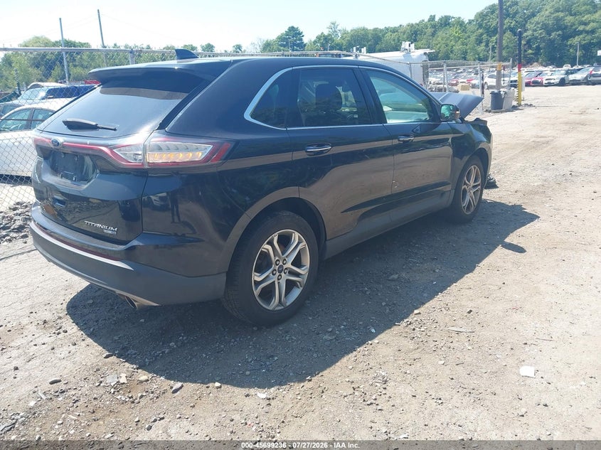 Vin: 2fmpk4k90gbb22440, lot: 46197864, ford edge titanium 20164