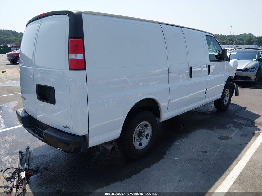Vin: 1gcwgafp5n1241022, lot: 46197895, chevrolet express cargo rwd 2500 regular wheelbase wt 20224