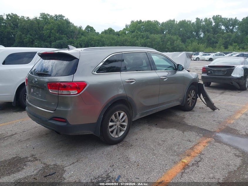 Vin: 5xypgda37jg347430, lot: 46197921, kia sorento 2.4l lx 20184