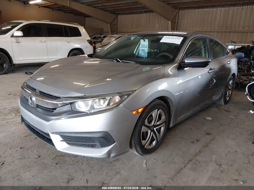 2016 HONDA CIVIC SEDAN 2.0L I-4 DOHC, VVT, 158HP