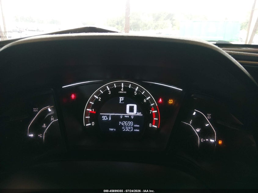 2016 HONDA CIVIC SEDAN 2.0L I-4 DOHC, VVT, 158HP