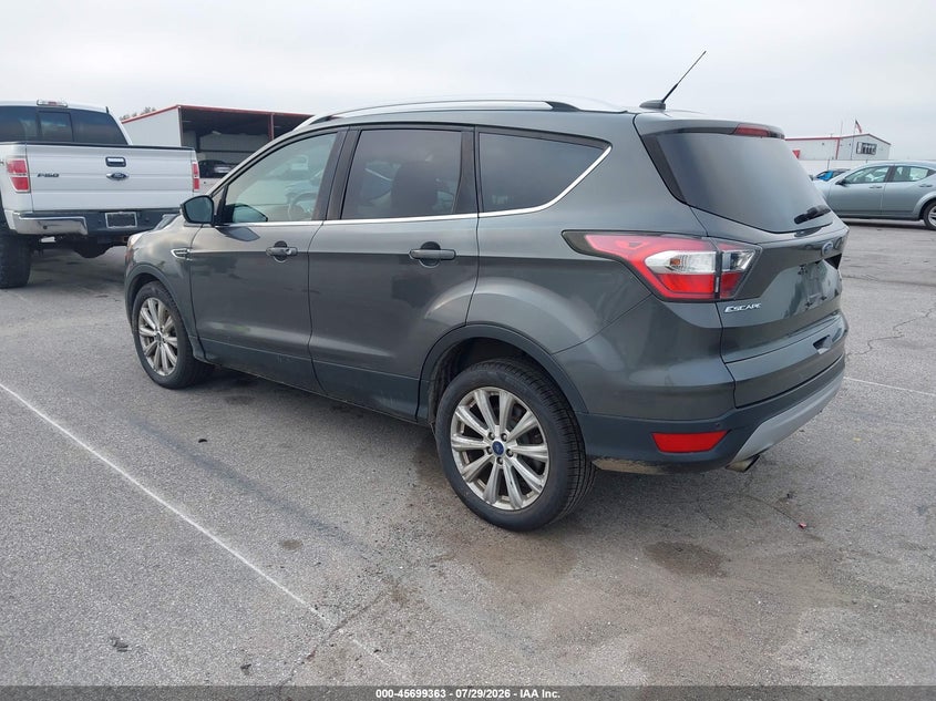 Vin: 1fmcu0jd9hub40633, lot: 46197991, ford escape titanium 20173
