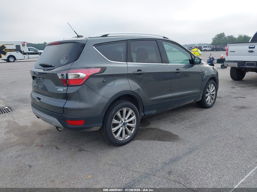 Vin: 1fmcu0jd9hub40633, lot: 46197991, ford escape titanium 20174