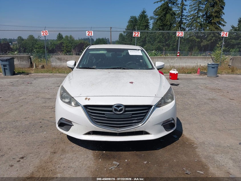 2014 MAZDA 3 SEDAN 2.0L I-4 DI, DOHC, VVT, 155HP