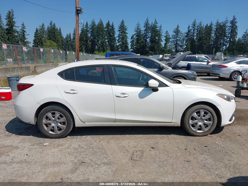 2014 MAZDA 3 SEDAN 2.0L I-4 DI, DOHC, VVT, 155HP