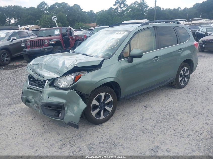 Vin: jf2sjajc8jh553293, lot: 46198085, subaru forester 2.5i limited 20182