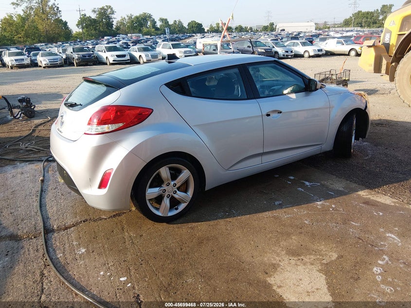Vin: kmhtc6adxfu236306, lot: 46198096, hyundai veloster 20154