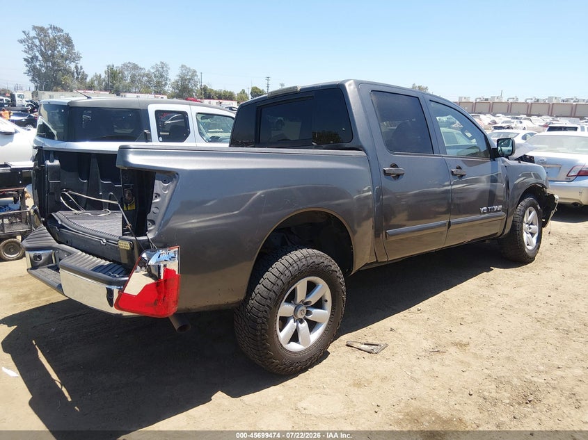 Vin: 1n6aa0ek4cn309695, lot: 46198102, nissan titan sv 20124