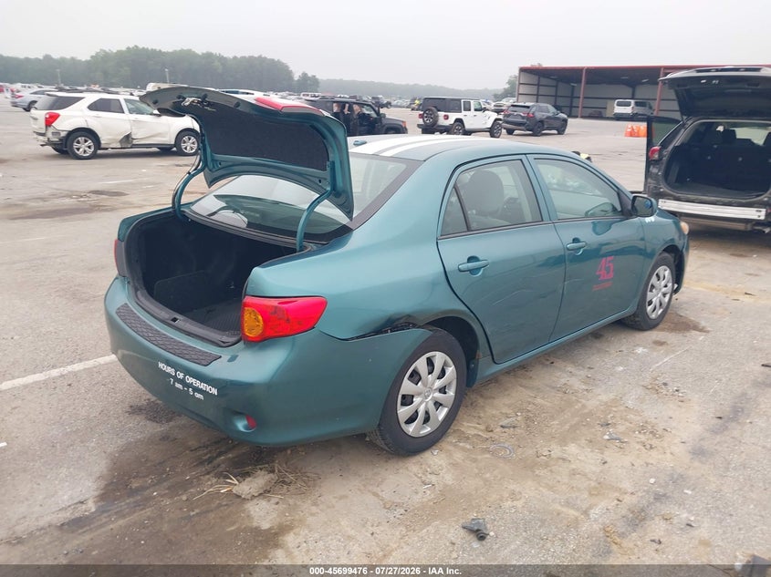 Vin: 1nxbu4eexaz304175, lot: 46198104, toyota corolla le 20104