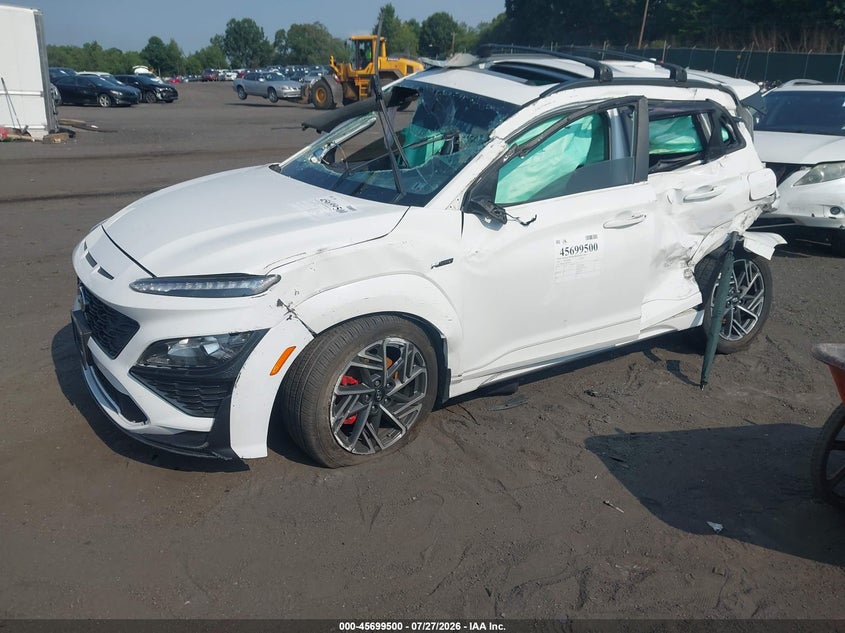 Vin: km8k3ca3xpu981124, lot: 46198128, hyundai kona n line 20232