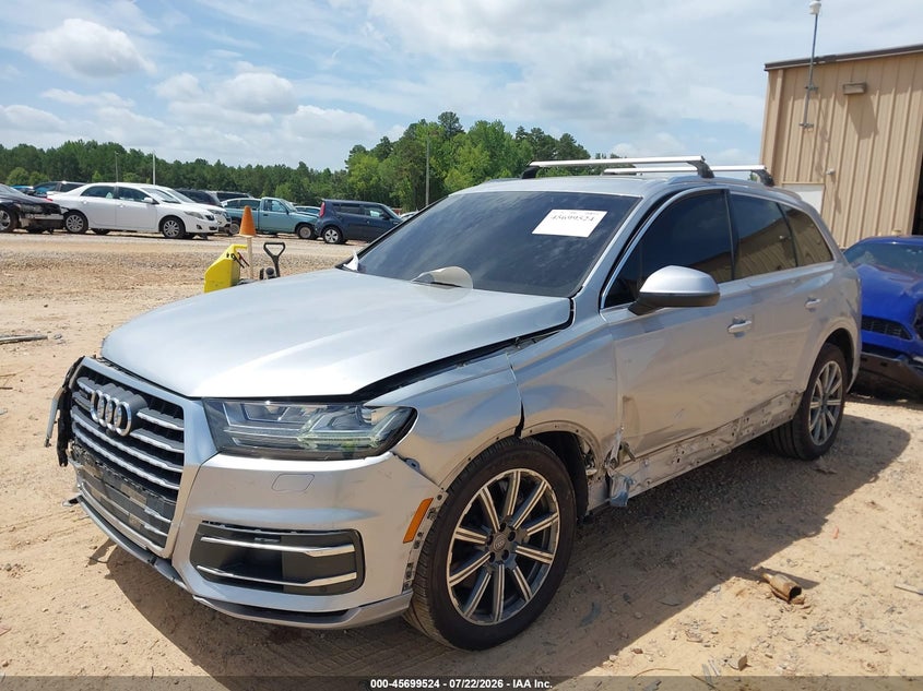 Vin: wa1laaf78jd013135, lot: 46198152, audi q7 3.0t premium 20182