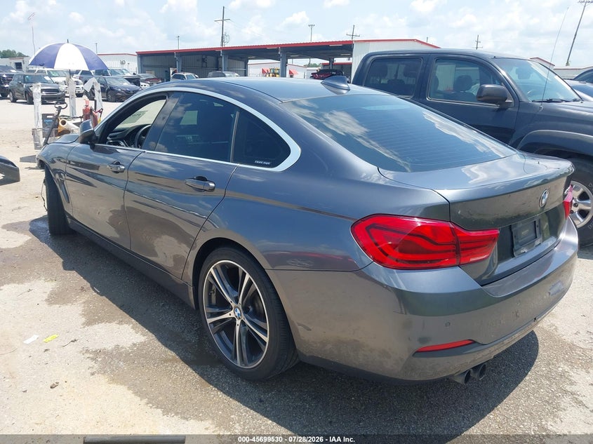 Vin: wba4j1c52jbg76743, lot: 46198158, bmw 430i gran coupe 20183