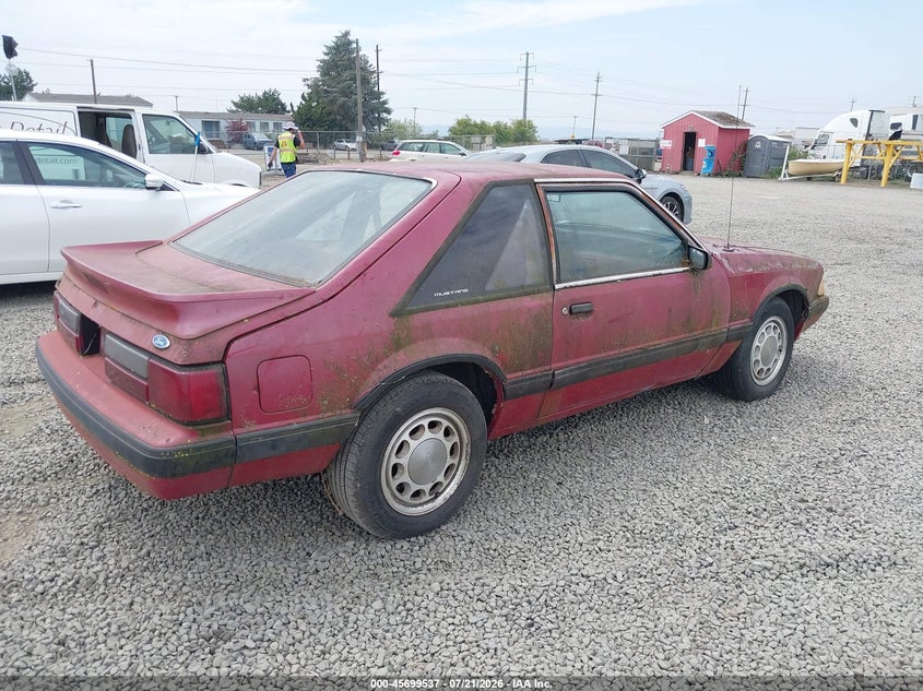 1991 FORD MUSTANG auction photo 4