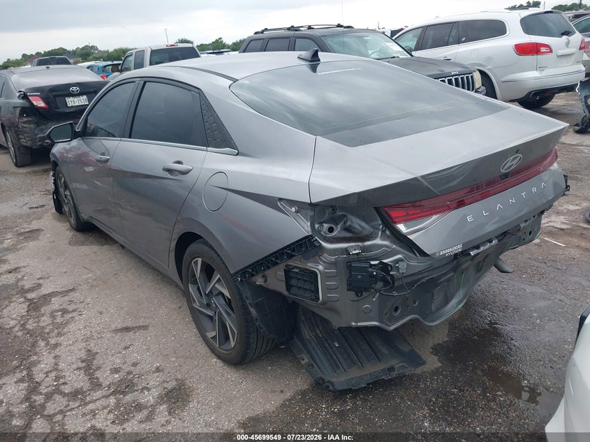 Vin: kmhls4dg7ru771112, lot: 46198177, hyundai elantra sel 20243