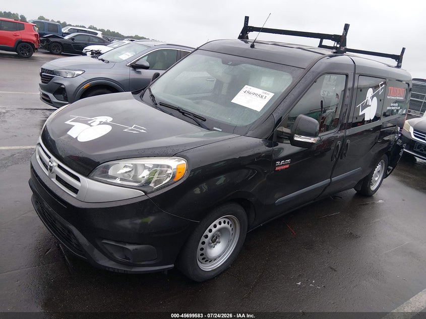 Vin: zfberfbb0h6h18806, lot: 46198211, ram promaster city tradesman slt 20172