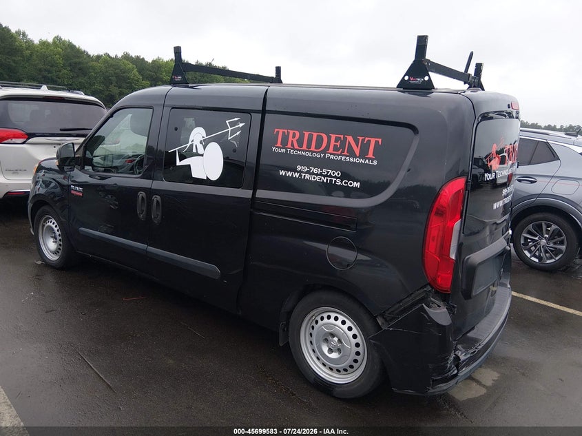 Vin: zfberfbb0h6h18806, lot: 46198211, ram promaster city tradesman slt 20173